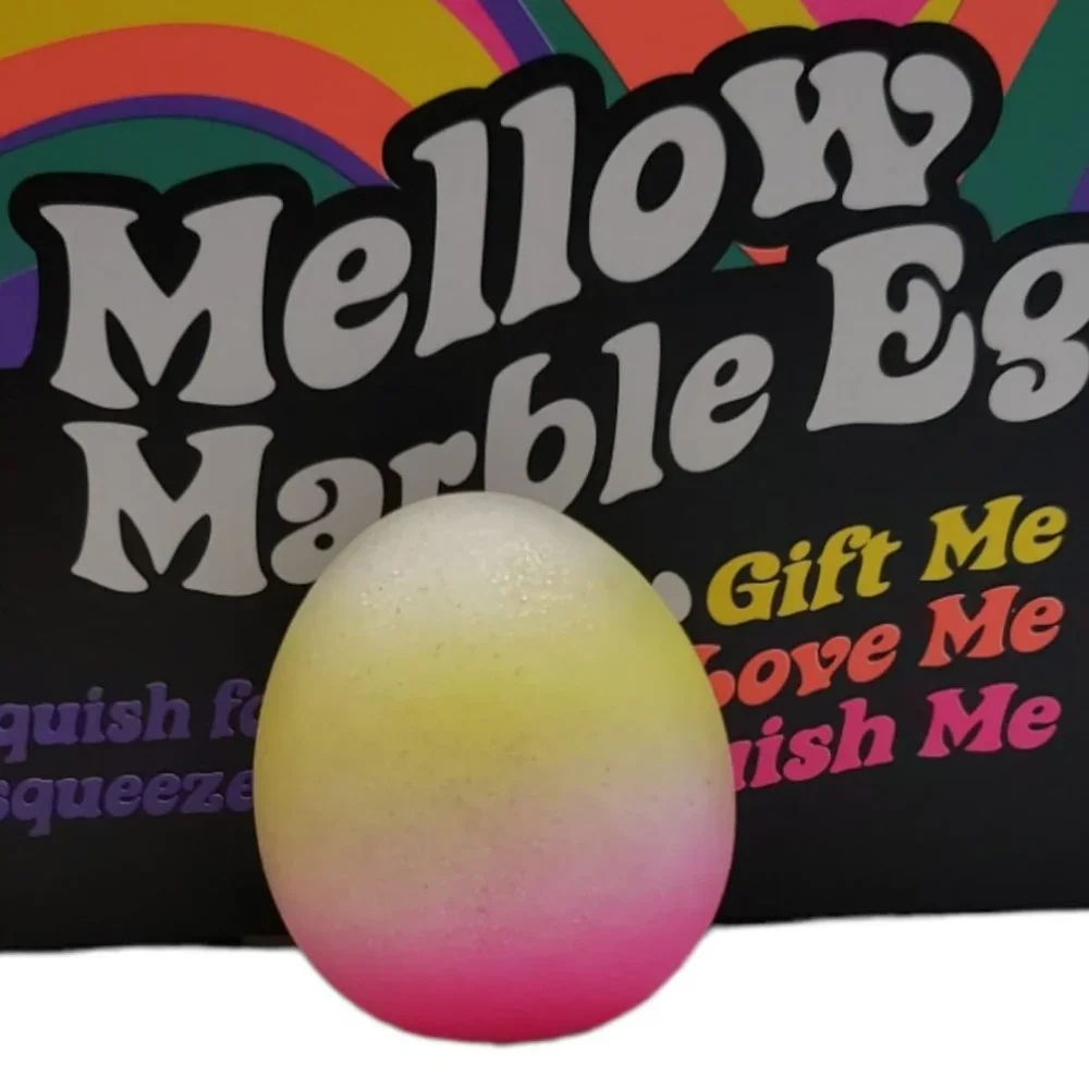 NeeDoh Mellow Marble Eggs Stress Ball - One per Orden Random Color- - Picture 4 of 6